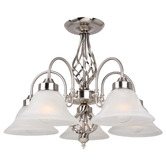MDA Lighting Geneva Metal 5-Light Chandelier