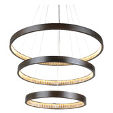 MDA Lighting Margo Aluminium 3-Light LED Pendant