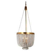 MDA Lighting Maddisson Maple Wood 3-Light Pendant