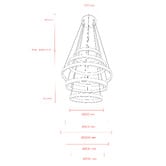 MDA Lighting Margo Aluminium 5-Light LED Pendant