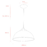MDA Lighting Newport Metal Pendant Light