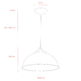 MDA Lighting Newport Metal Pendant Light