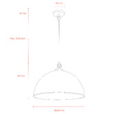 MDA Lighting Cassidy Metal Pendant Light