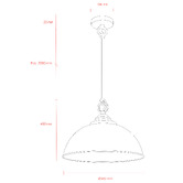 MDA Lighting Cassidy Metal Pendant Light