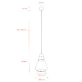 MDA Lighting Ellise Glass Pendant
