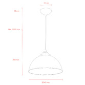 MDA Lighting Newport Metal Pendant Light