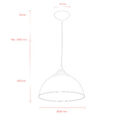 MDA Lighting Newport Metal Pendant Light