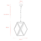 MDA Lighting Regan Brass Pendant Light