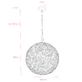 MDA Lighting Theodore Metal 7-Light Pendant