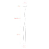 MDA Lighting Toress Metal Pendant Light