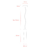 MDA Lighting Toress Metal Pendant Light