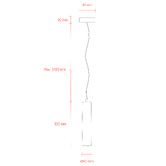 MDA Lighting Toress Metal Pendant Light
