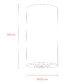 MDA Lighting Toress 190mm Cut Out GU10 Surface Mounted Downlight Frame