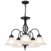 MDA Lighting Geneva Metal 5-Light Chandelier