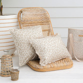 Escape to Paradise Safari Piped Square Outdoor Cushion
