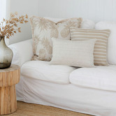 Escape to Paradise Hampton Piped Square Outdoor Cushion