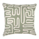 Escape to Paradise Maze Outdoor Cushion