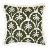 Escape to Paradise Corfu Fringed Outdoor Cushion