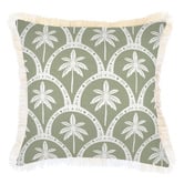 Escape to Paradise Corfu Fringed Outdoor Cushion