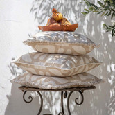 Escape to Paradise Piped Coastal Abstract Indoor/Outdoor Cushion