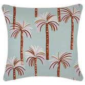Escape to Paradise Piped Oasis Square Indoor/Outdoor Cushion