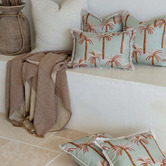 Escape to Paradise Fringed Oasis Rectangular Indoor/Outdoor Cushion Cover