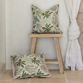 Escape to Paradise Fringed Seaweed Indoor/Outdoor Cushion