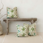 Escape to Paradise Fringed Seaweed Indoor/Outdoor Cushion