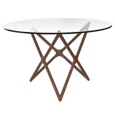Maalum Design Sean Dix Triple X Walnut Wood Side Table