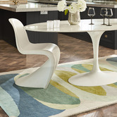 Harlequin Emerald Elliptic Hand-Tufted Pure New Wool Rug