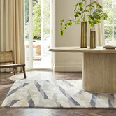 Harlequin Oyster Diffinity Hand-Tufted Pure New Wool Rug