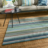 Harlequin Marine Spectro Stripes Outdoor Rug