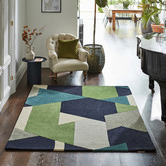 Harlequin Amazonia Sea Glass Popova Hand-Tufted Rug