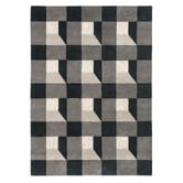 Harlequin Slate Blocks Hand-Tufted Wool Rug