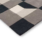 Harlequin Slate Blocks Hand-Tufted Wool Rug