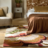Harlequin Amber Calathea Hand-Tufted Wool-Blend Rug