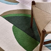 Harlequin Emerald Torillo Hand-Tufted Wool Rug