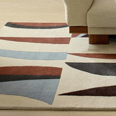 Harlequin Walnut Torillo Hand-Tufted Wool Rug