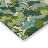 Harlequin Green Tree Tops Hand-Tufted Outdoor Rug