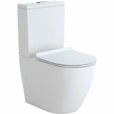 Fienza Koko Ceramic Back-To-Wall Pan with Thin Seat Toilet