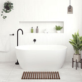 Fienza Kaya Solid Surface Thin Edge Bath
