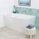 Fienza Chloe 1400mm Acrylic Right-Hand Corner Bath