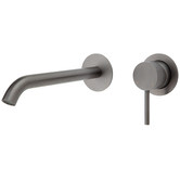 Fienza 2 Piece Kaya Brass Spout &amp; Wall Mixer Set