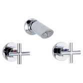 Fienza Michelle Shower And Cross Handle Tap Set