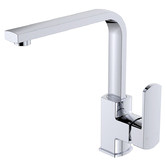 Fienza Koko Brass Swivel Kitchen Mixer Tap
