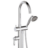 Fienza Eleanor Floor Mounted Bath Mixer &amp; Hand Shower