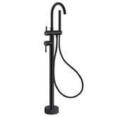 Fienza Kaya Floor Mounted Bath Mixer With Hand Shower