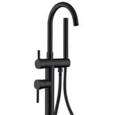 Fienza Kaya Floor Mounted Bath Mixer With Hand Shower