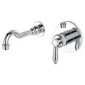 Fienza Eleanor 215mm Bath/Basin Wall Mixer Set