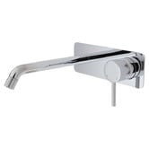 Fienza Axle 160mm Rectangular Basin/Bath Wall Mixer Set